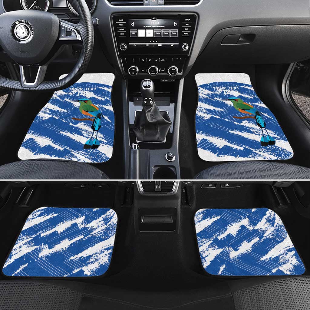 El Salvador Football Custom Car Mats La Selecta Torogoz Grunge Style - Wonder Print Shop