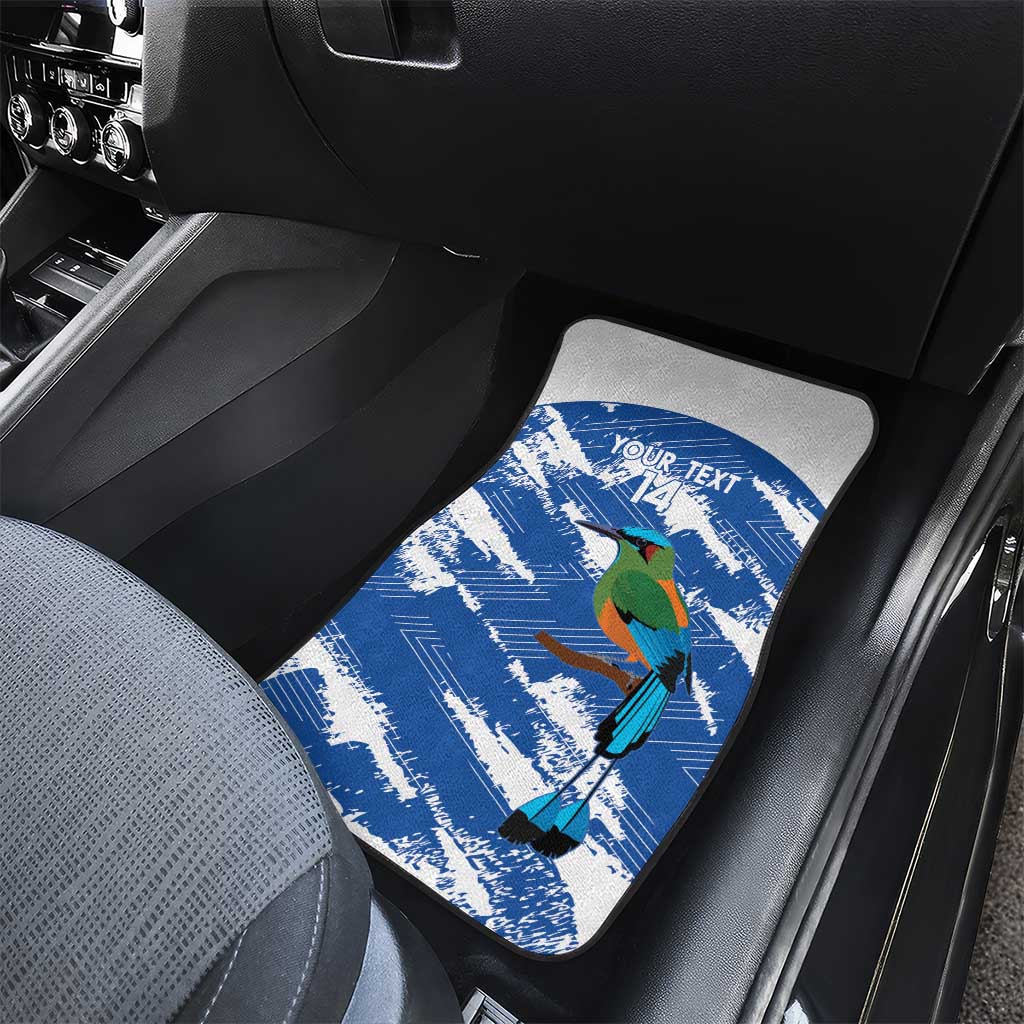 El Salvador Football Custom Car Mats La Selecta Torogoz Grunge Style - Wonder Print Shop