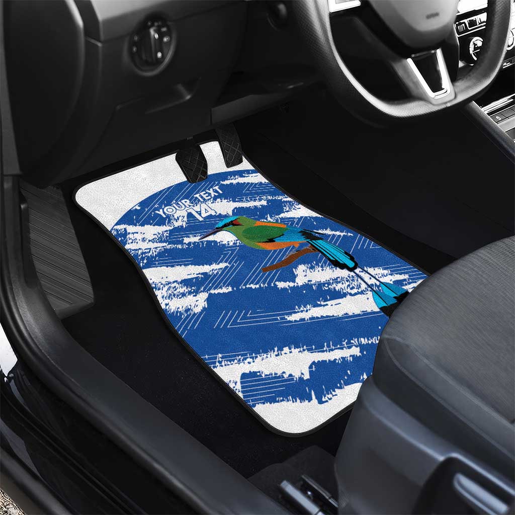 El Salvador Football Custom Car Mats La Selecta Torogoz Grunge Style - Wonder Print Shop
