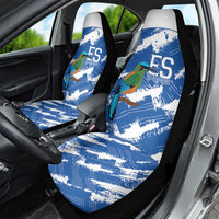 El Salvador Football Car Seat Cover La Selecta Torogoz Grunge Style - Wonder Print Shop
