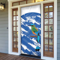 El Salvador Football Custom Door Cover La Selecta Torogoz Grunge Style - Wonder Print Shop