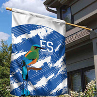 El Salvador Football Garden Flag La Selecta Torogoz Grunge Style - Wonder Print Shop