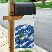 El Salvador Football Garden Flag La Selecta Torogoz Grunge Style - Wonder Print Shop