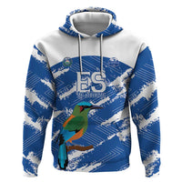 El Salvador Football Custom Hoodie La Selecta Torogoz Grunge Style - Wonder Print Shop