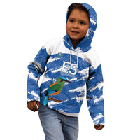 El Salvador Football Custom Kid Hoodie La Selecta Torogoz Grunge Style - Wonder Print Shop