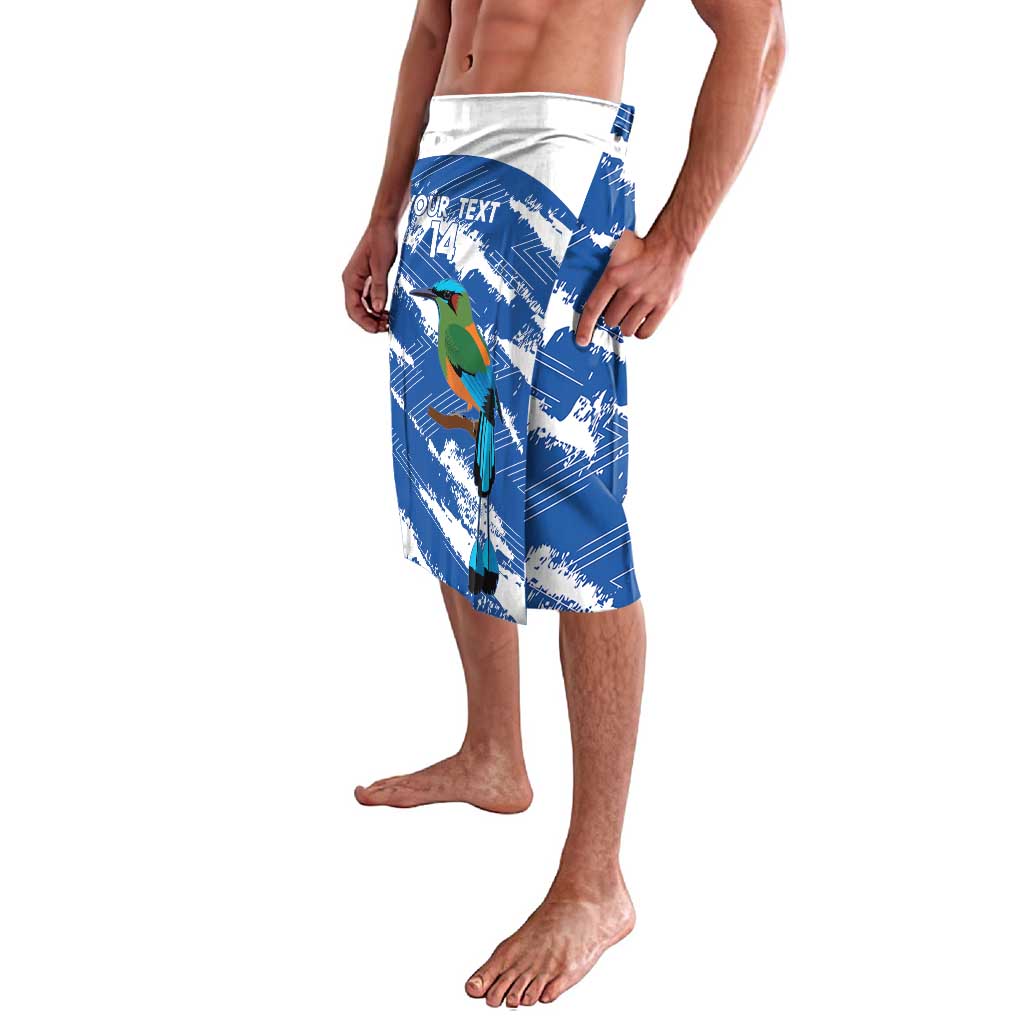 El Salvador Football Custom Lavalava La Selecta Torogoz Grunge Style - Wonder Print Shop