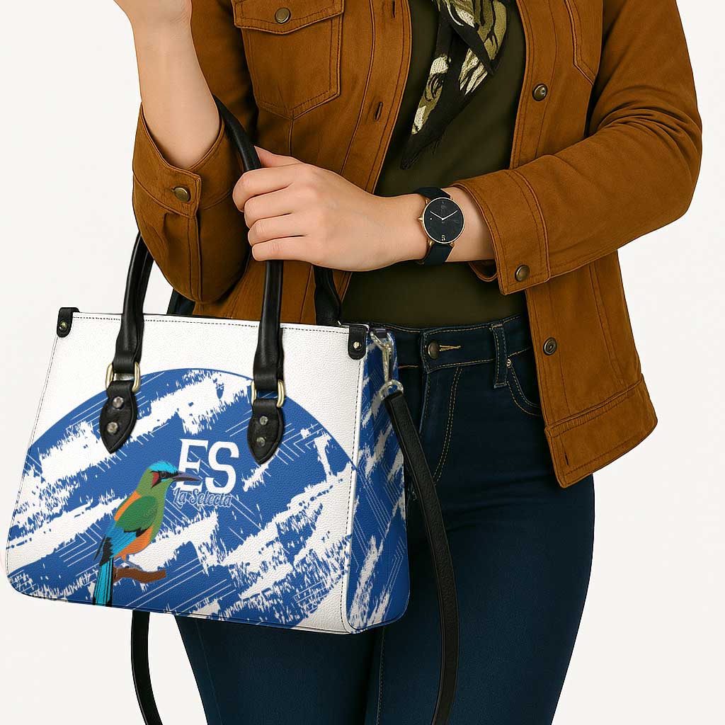 El Salvador Football Leather Bag La Selecta Torogoz Grunge Style - Wonder Print Shop