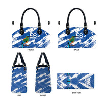 El Salvador Football Leather Bag La Selecta Torogoz Grunge Style - Wonder Print Shop