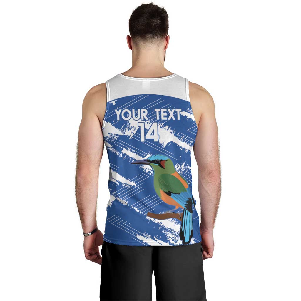 El Salvador Football Custom Men Tank Top La Selecta Torogoz Grunge Style - Wonder Print Shop
