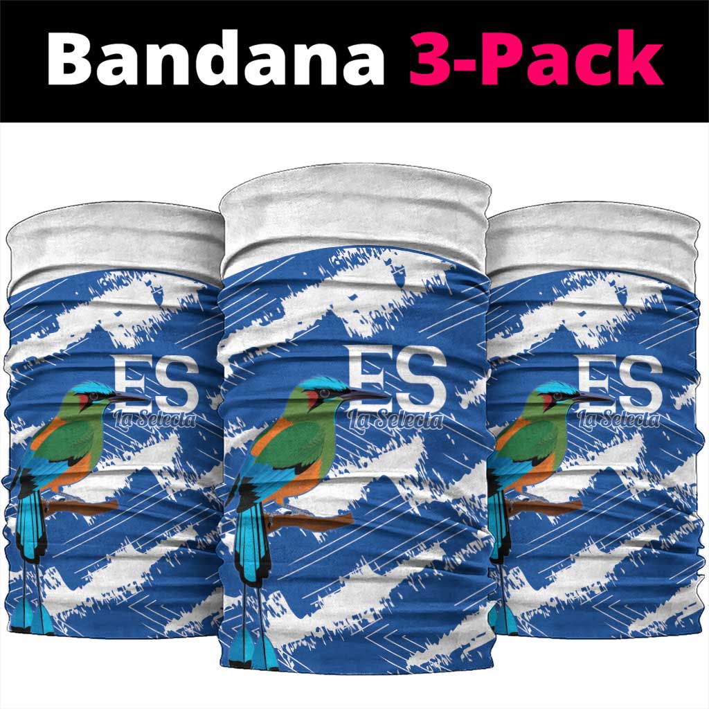 El Salvador Football Neck Gaiter La Selecta Torogoz Grunge Style - Wonder Print Shop