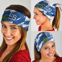 El Salvador Football Neck Gaiter La Selecta Torogoz Grunge Style - Wonder Print Shop