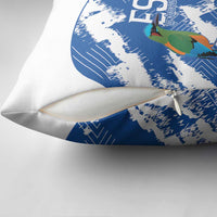 El Salvador Football Pillow Cover La Selecta Torogoz Grunge Style - Wonder Print Shop