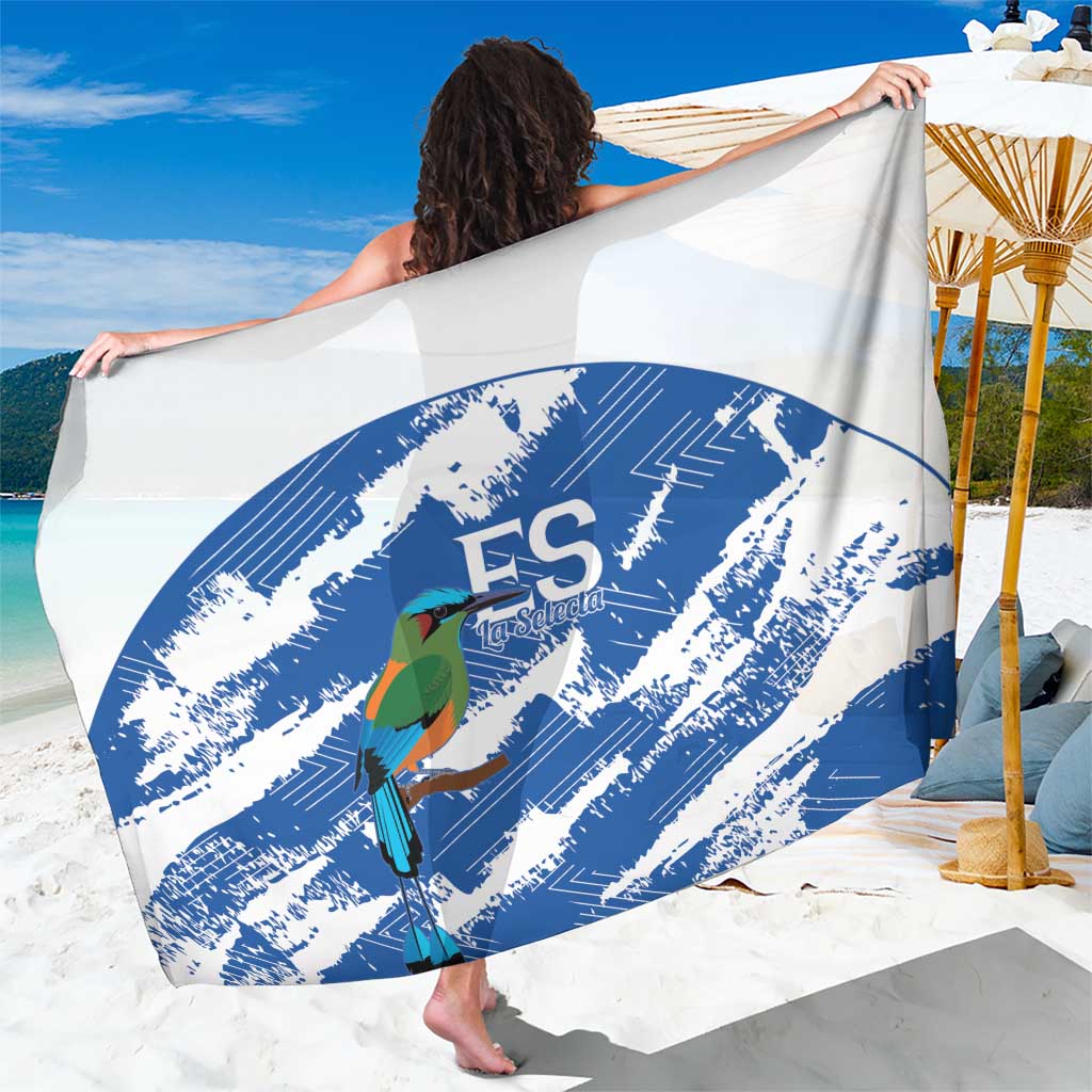 El Salvador Football Sarong La Selecta Torogoz Grunge Style - Wonder Print Shop