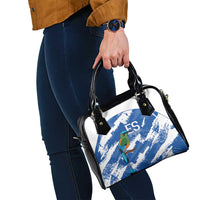 El Salvador Football Shoulder Handbag La Selecta Torogoz Grunge Style - Wonder Print Shop