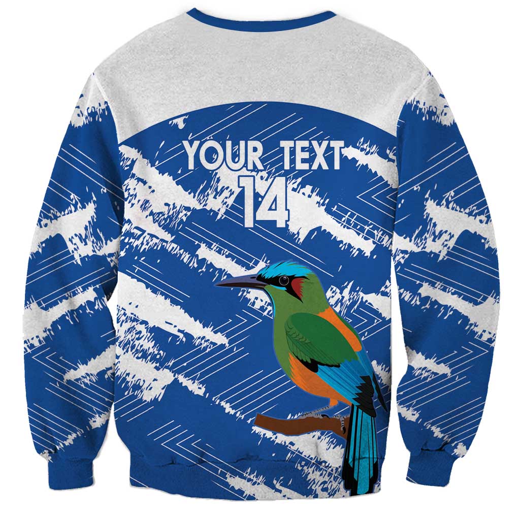 El Salvador Football Custom Sweatshirt La Selecta Torogoz Grunge Style - Wonder Print Shop