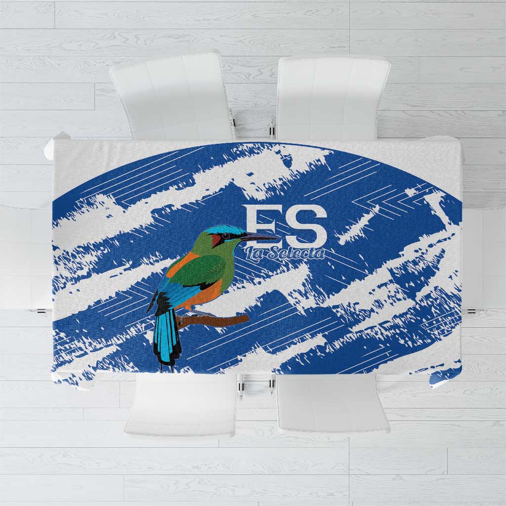 El Salvador Football Tablecloth La Selecta Torogoz Grunge Style - Wonder Print Shop