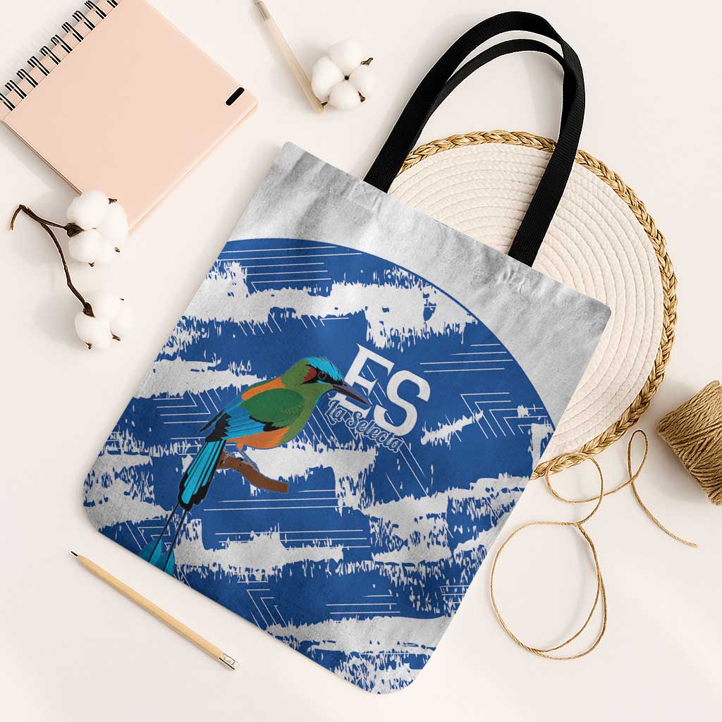 El Salvador Football Tote Bag La Selecta Torogoz Grunge Style - Wonder Print Shop