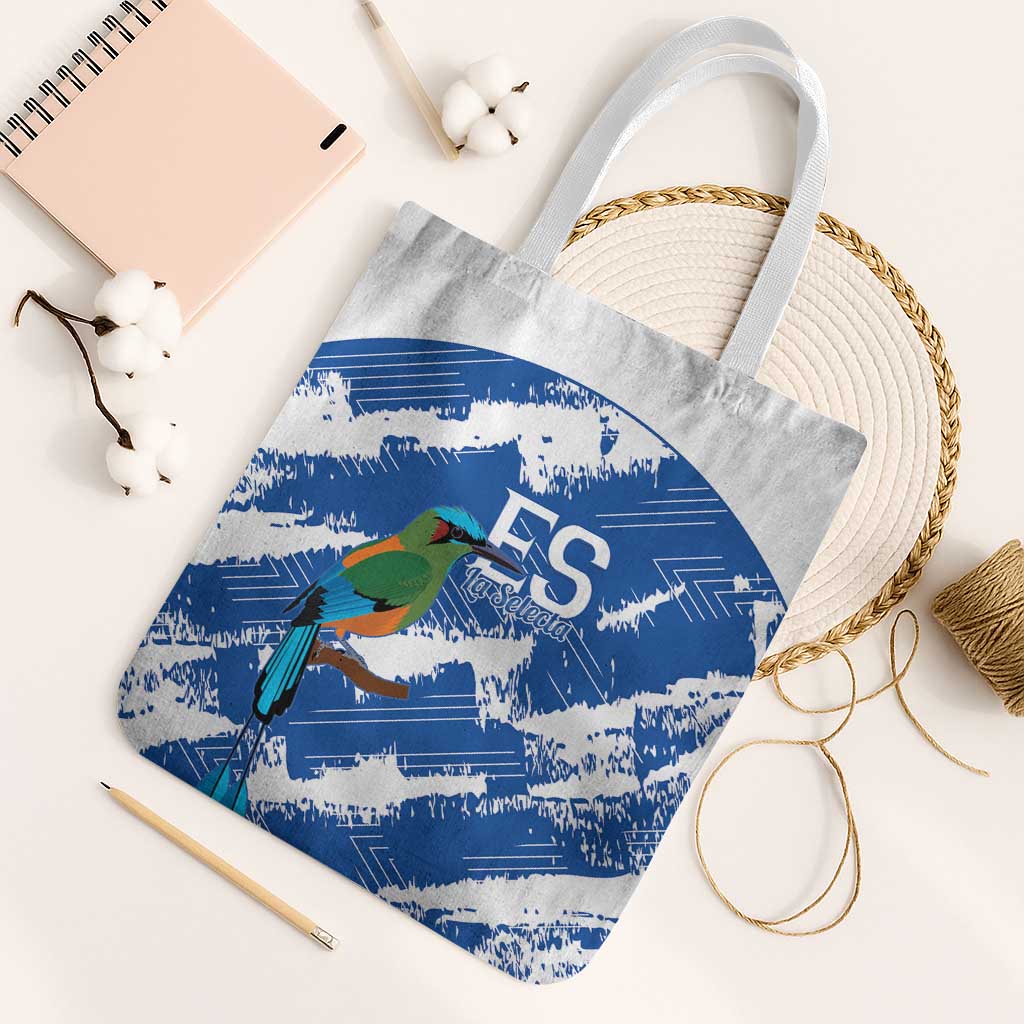 El Salvador Football Tote Bag La Selecta Torogoz Grunge Style - Wonder Print Shop