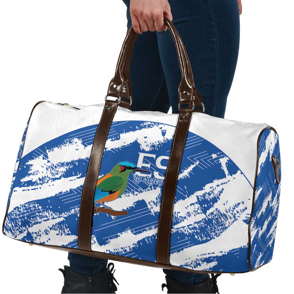 El Salvador Football Travel Bag La Selecta Torogoz Grunge Style - Wonder Print Shop