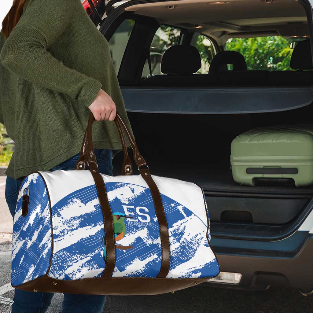 El Salvador Football Travel Bag La Selecta Torogoz Grunge Style - Wonder Print Shop