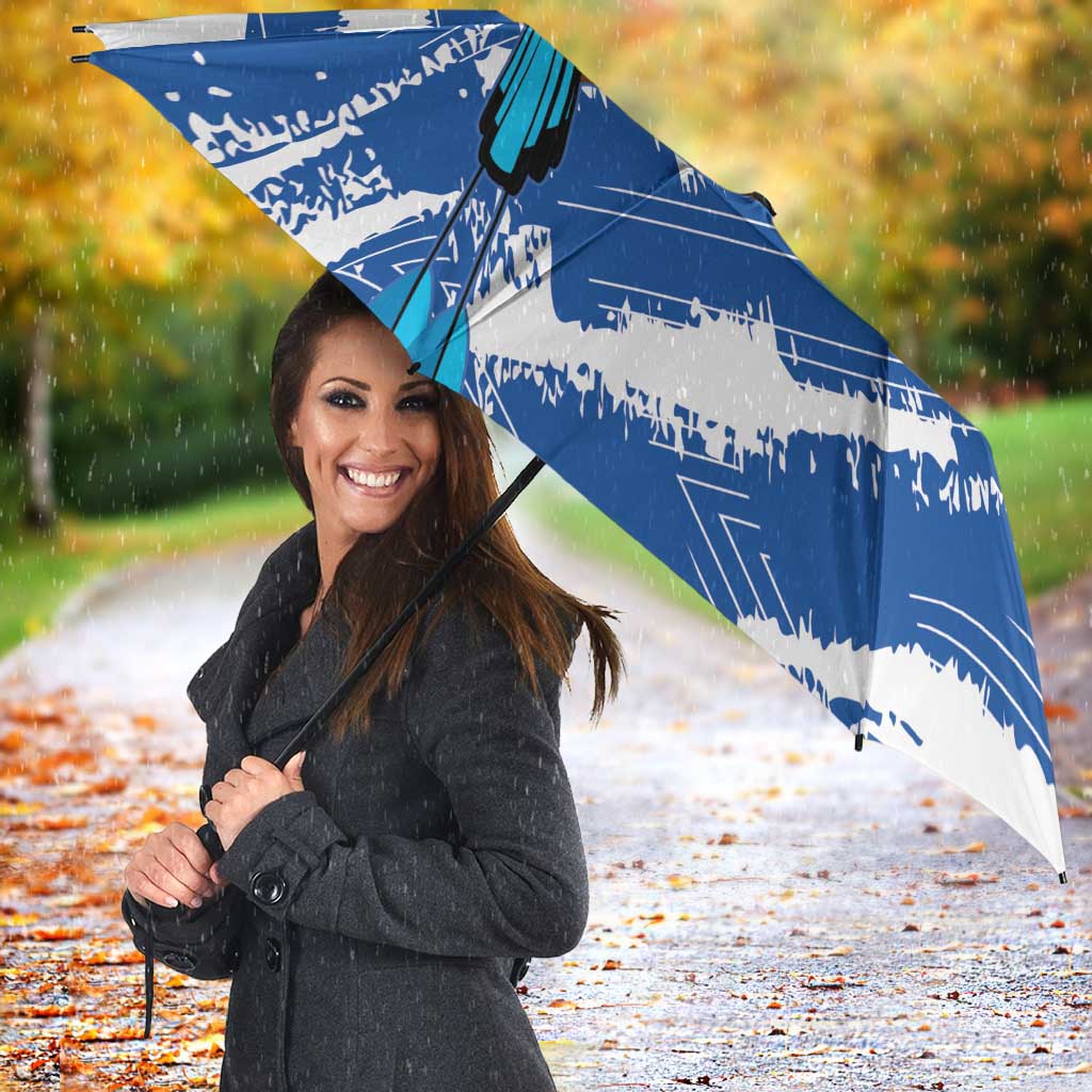 El Salvador Football Umbrella La Selecta Torogoz Grunge Style - Wonder Print Shop