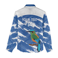 El Salvador Football Custom Women Casual Shirt La Selecta Torogoz Grunge Style - Wonder Print Shop