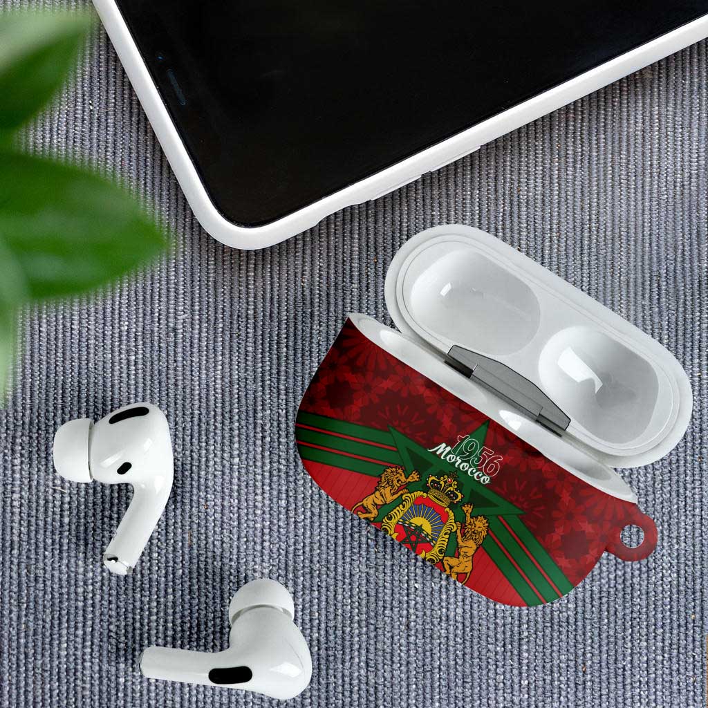 Morocco Independence Day AirPods Case 1956 Proud Islamic Pattern LT14