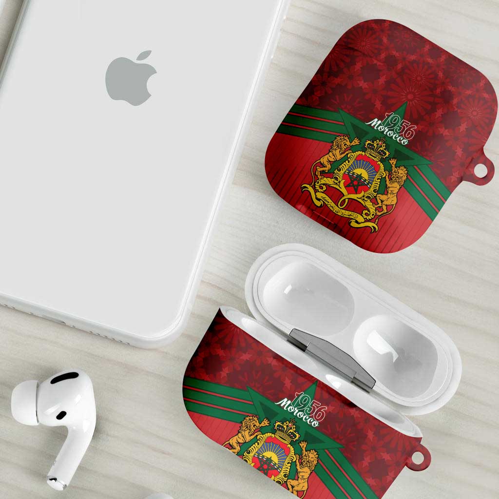 Morocco Independence Day AirPods Case 1956 Proud Islamic Pattern LT14