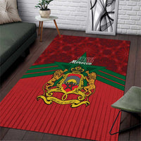 Morocco Independence Day Area Rug 1956 Proud Islamic Pattern LT14
