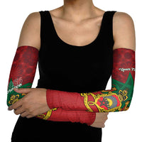 Personalized Morocco Independence Day Arm Sleeves 1956 Proud Islamic Pattern LT14