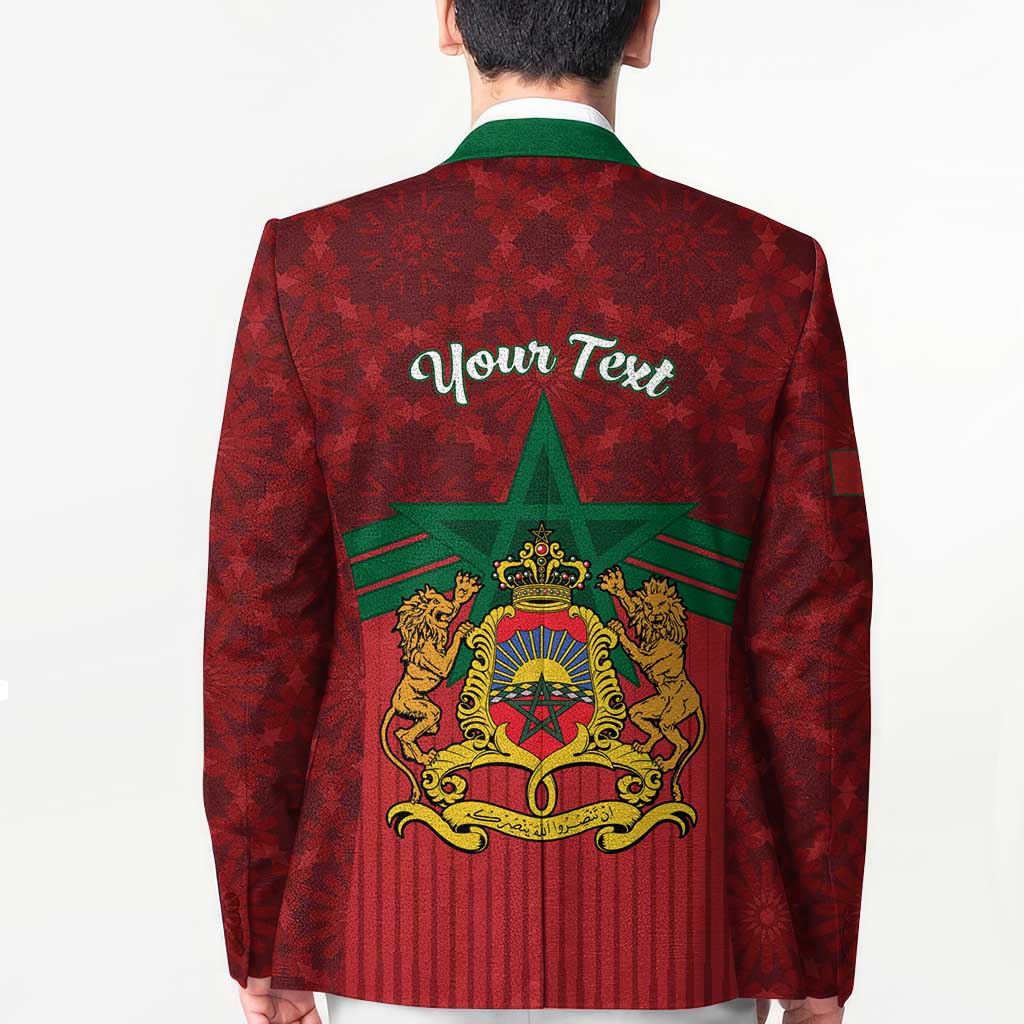 Personalized Morocco Independence Day Blazer 1956 Proud Islamic Pattern - Wonder Print Shop