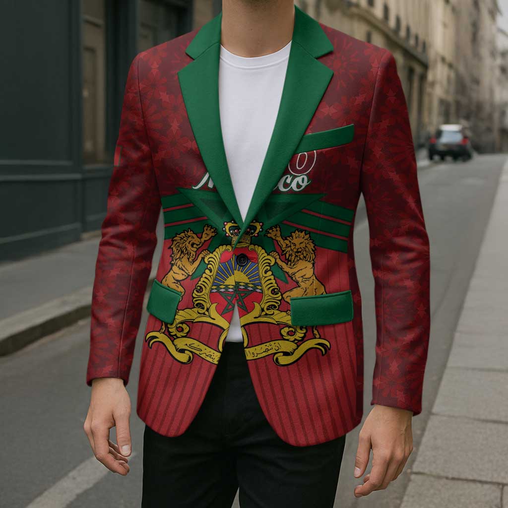 Personalized Morocco Independence Day Blazer 1956 Proud Islamic Pattern - Wonder Print Shop