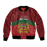 Personalized Morocco Independence Day Bomber Jacket 1956 Proud Islamic Pattern - Wonder Print Shop