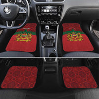 Personalized Morocco Independence Day Car Mats 1956 Proud Islamic Pattern LT14
