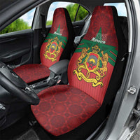 Morocco Independence Day Car Seat Cover 1956 Proud Islamic Pattern LT14