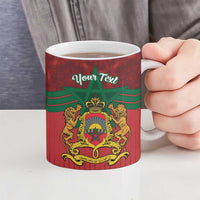 Personalized Morocco Independence Day Ceramic Mug 1956 Proud Islamic Pattern LT14