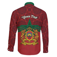 Personalized Morocco Independence Day Family Matching Long Sleeve Bodycon Dress and Hawaiian Shirt 1956 Proud Islamic Pattern - Wonder Print Shop