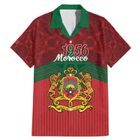 Personalized Morocco Independence Day Family Matching Mermaid Dress and Hawaiian Shirt 1956 Proud Islamic Pattern - Wonder Print Shop