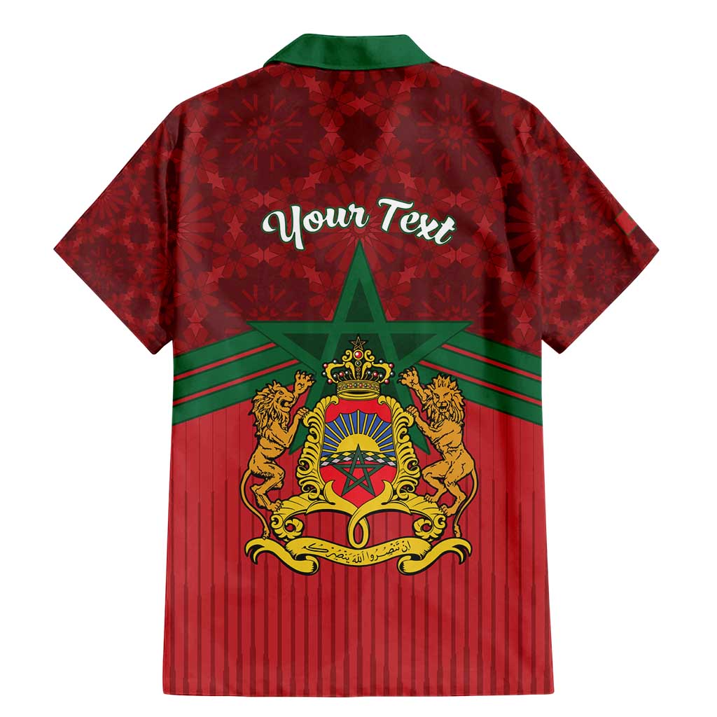 Personalized Morocco Independence Day Family Matching Mermaid Dress and Hawaiian Shirt 1956 Proud Islamic Pattern - Wonder Print Shop