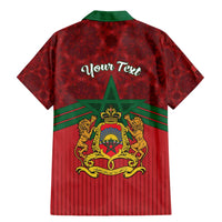 Personalized Morocco Independence Day Family Matching Mermaid Dress and Hawaiian Shirt 1956 Proud Islamic Pattern - Wonder Print Shop