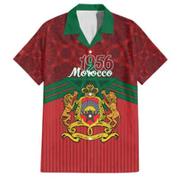 Personalized Morocco Independence Day Family Matching Off Shoulder Maxi Dress and Hawaiian Shirt 1956 Proud Islamic Pattern - Wonder Print Shop