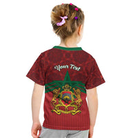 Personalized Morocco Independence Day Kid T Shirt 1956 Proud Islamic Pattern - Wonder Print Shop