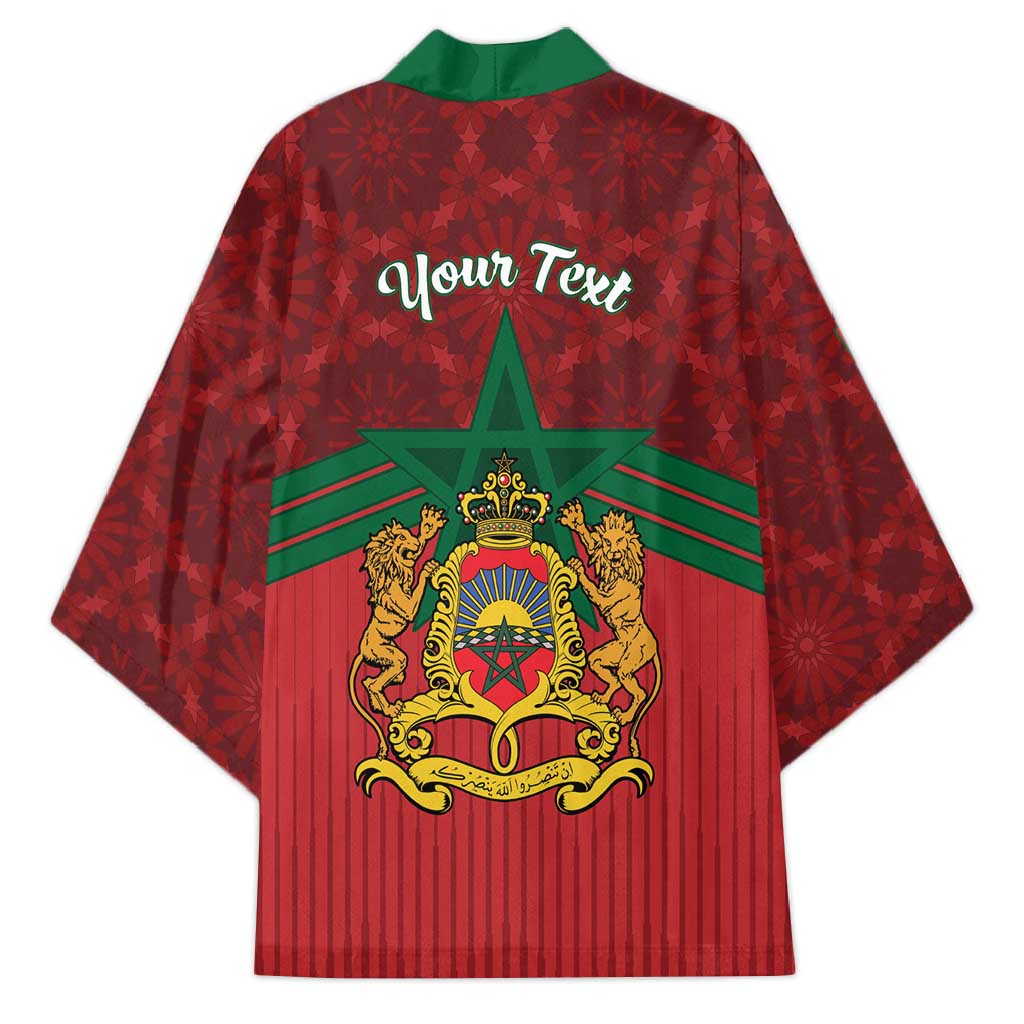 Personalized Morocco Independence Day Kimono 1956 Proud Islamic Pattern - Wonder Print Shop