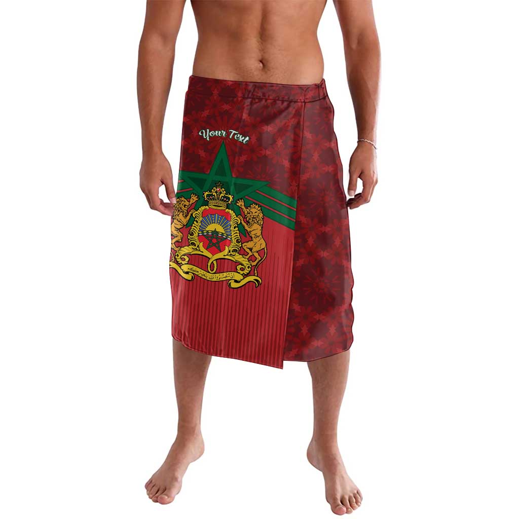 Personalized Morocco Independence Day Lavalava 1956 Proud Islamic Pattern - Wonder Print Shop