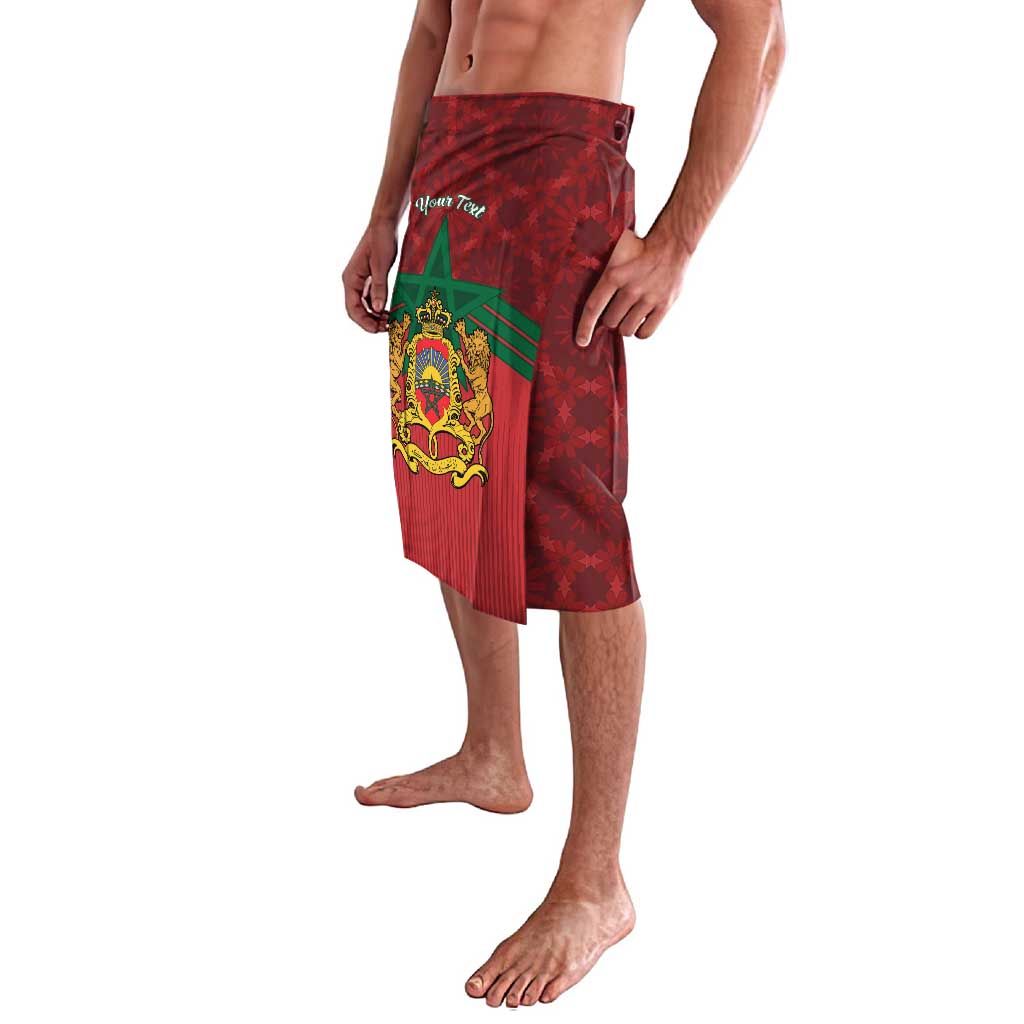Personalized Morocco Independence Day Lavalava 1956 Proud Islamic Pattern - Wonder Print Shop