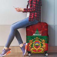 Morocco Independence Day Luggage Cover 1956 Proud Islamic Pattern LT14