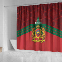Morocco Independence Day Shower Curtain 1956 Proud Islamic Pattern LT14