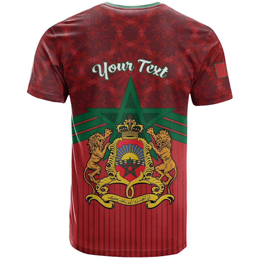 Personalized Morocco Independence Day T Shirt 1956 Proud Islamic Pattern - Wonder Print Shop