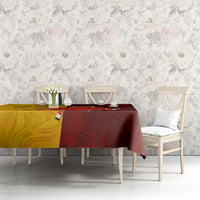 Australia And Canada Soccer Tablecloth Matildas Combine Canucks Together - Wonder Print Shop