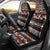 Bula Fiji Car Seat Cover Fijian Tapa Masi With Hibiscus Flowers - Wonder Print Shop